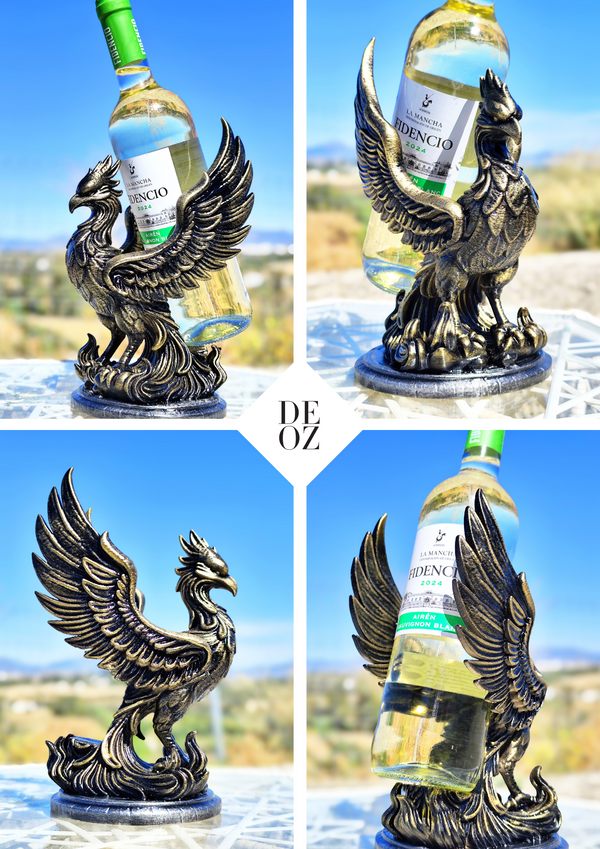 Phoenix Şarap Standı - 3D Baskılı Dekoratif Şarap Standı