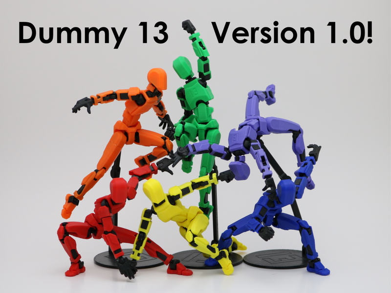 Dummy 13 – Version 1.0 | Koleksiyonluk 3D Baskı Figür