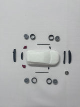 Virajlarda Dönerek Hareket Eden Araba Figürü – Özel marka, model ve renk üretimi yapılabilir