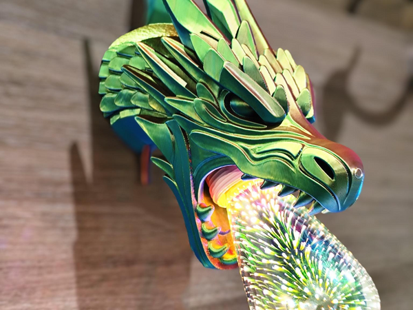 Ejderha Nefesi Duvar Lambası | Modern Dekoratif Aydınlatma | E27 Duy Uyumlu