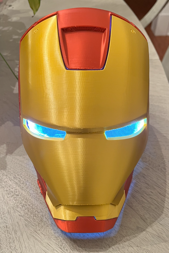 Iron Man Helmet – 3D Baskı Dekoratif & Cosplay Kask | Marvel Esinli Koleksiyon Ürünü