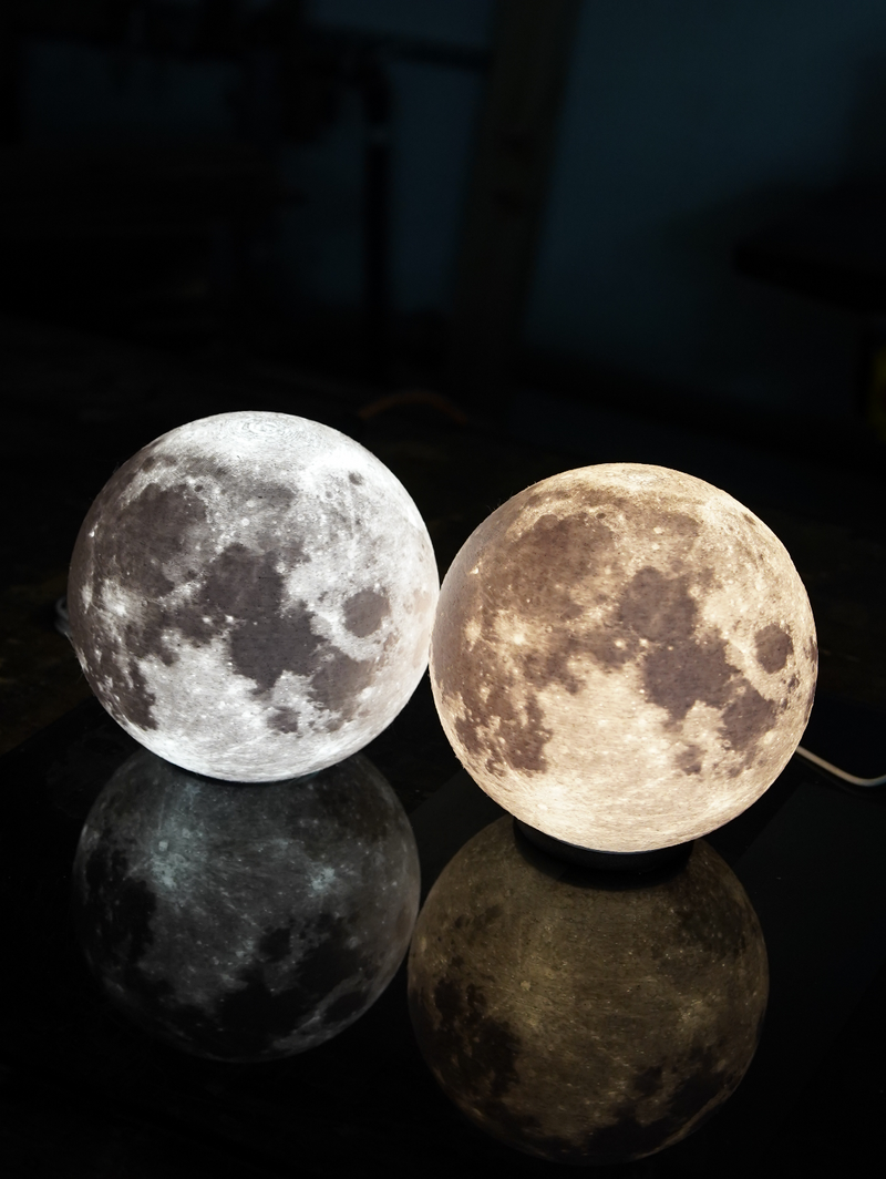 Ay Işığı Dokulu Dekoratif LED Gece Lambası