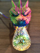 Ejderha Nefesi Duvar Lambası | Modern Dekoratif Aydınlatma | E27 Duy Uyumlu