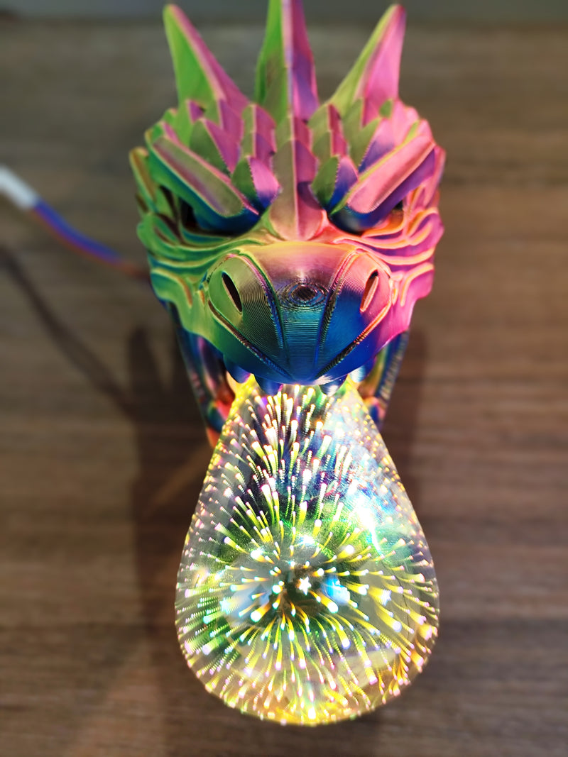 Ejderha Nefesi Duvar Lambası | Modern Dekoratif Aydınlatma | E27 Duy Uyumlu