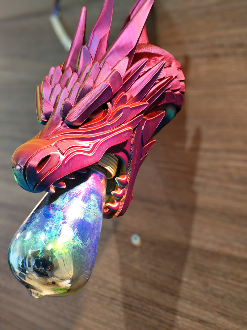 Ejderha Nefesi Duvar Lambası | Modern Dekoratif Aydınlatma | E27 Duy Uyumlu