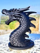 Ejderha Nefesi Dekoratif Gece Lambası – Ejderha Alev Heykeli | 3D Özel Tasarım