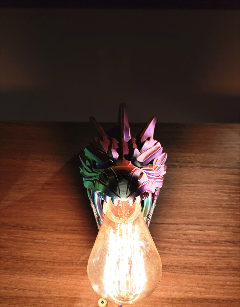 Ejderha Nefesi Duvar Lambası | Modern Dekoratif Aydınlatma | E27 Duy Uyumlu