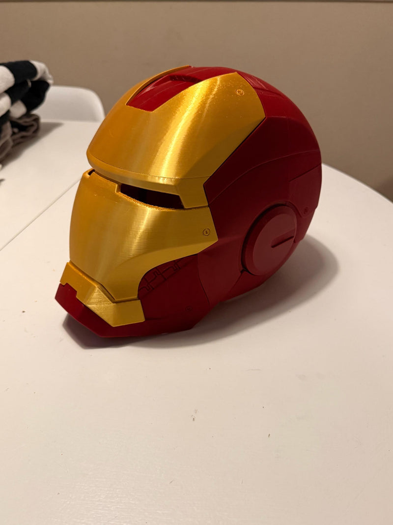 Iron Man Helmet – 3D Baskı Dekoratif & Cosplay Kask | Marvel Esinli Koleksiyon Ürünü
