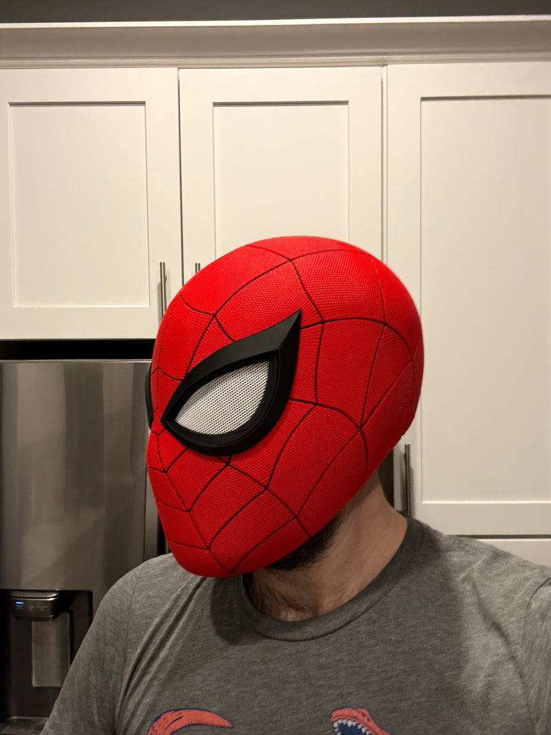 Spider Man Örümcek Adam Dokulu Kask – Cosplay & Koleksiyon Ürünü