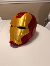 Iron Man Helmet – 3D Baskı Dekoratif & Cosplay Kask | Marvel Esinli Koleksiyon Ürünü