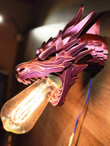 Ejderha Nefesi Duvar Lambası | Modern Dekoratif Aydınlatma | E27 Duy Uyumlu