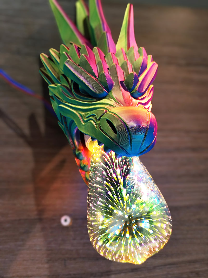 Ejderha Nefesi Duvar Lambası | Modern Dekoratif Aydınlatma | E27 Duy Uyumlu