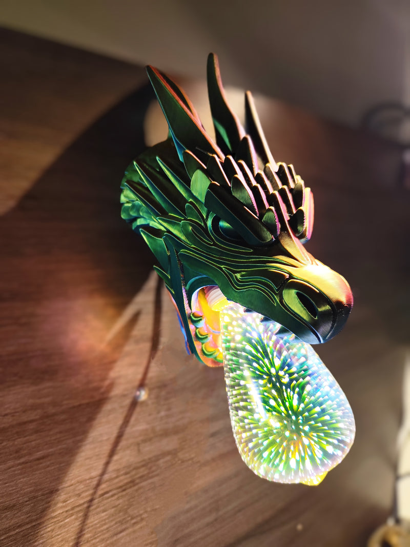 Ejderha Nefesi Duvar Lambası | Modern Dekoratif Aydınlatma | E27 Duy Uyumlu