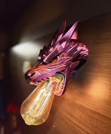 Ejderha Nefesi Duvar Lambası | Modern Dekoratif Aydınlatma | E27 Duy Uyumlu