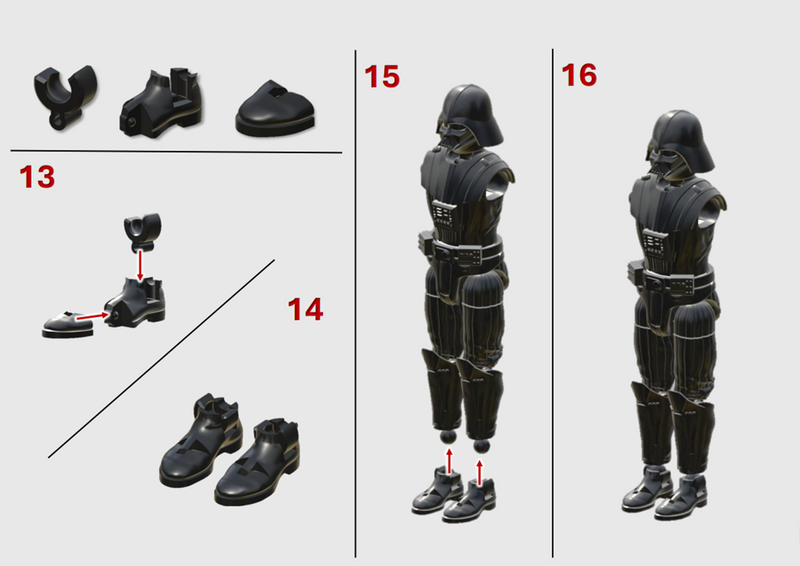Dummy 13 X Darth Vader | Koleksiyonluk 3D Baskı Figür