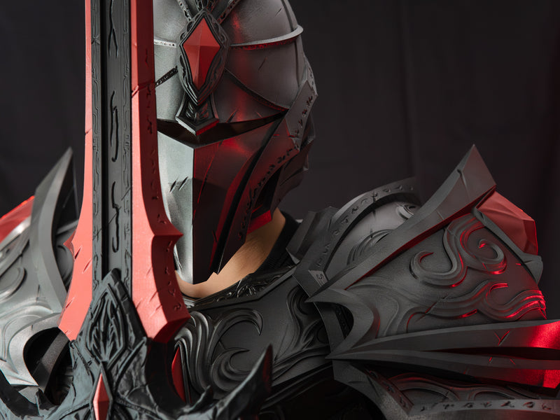 Crimson Shadow – Kara Şövalye Zırh Seti (MW Heroes Serisi)