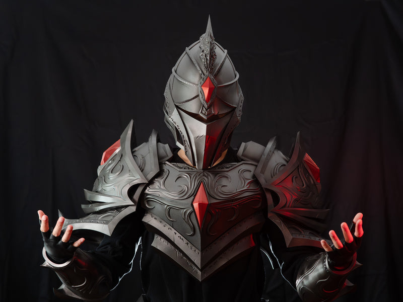Crimson Shadow – Kara Şövalye Zırh Seti (MW Heroes Serisi)