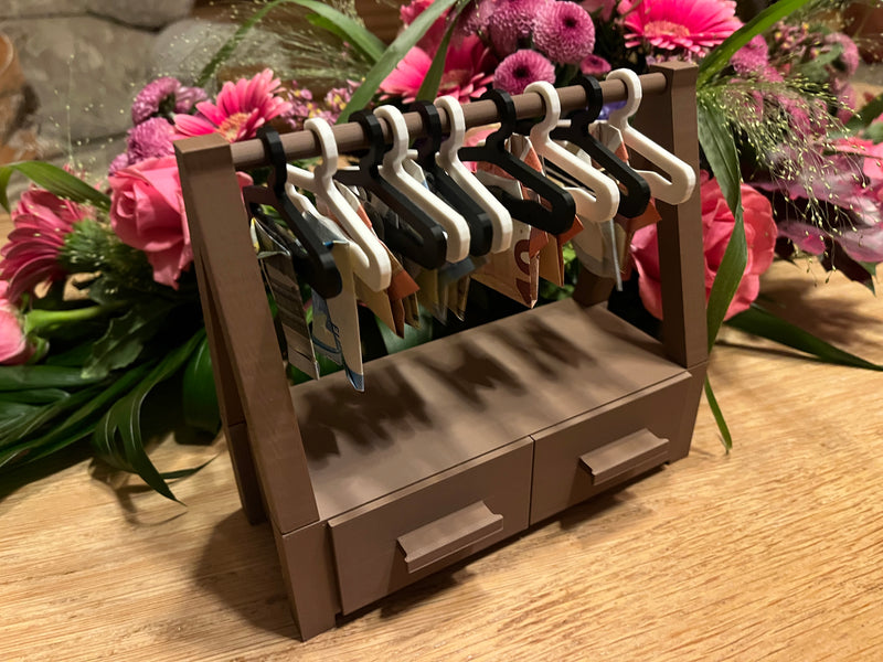 ZarifÇekmece – Çok Amaçlı Askılı & Çekmeceli Takı Standı (Küpe, Yüzük, Kolye)