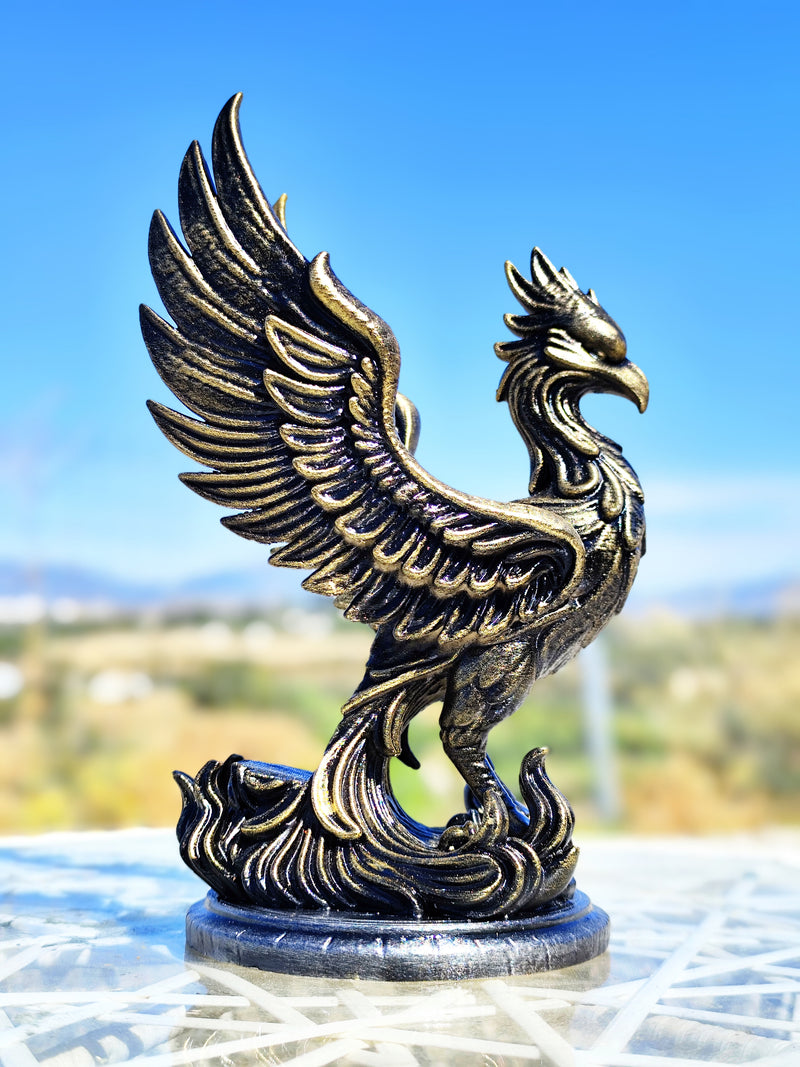 Phoenix Şarap Standı - 3D Baskılı Dekoratif Şarap Standı