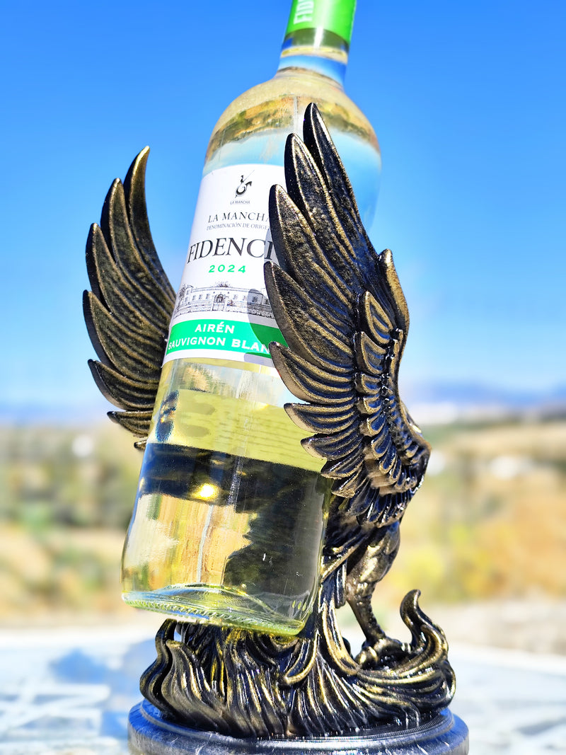 Phoenix Şarap Standı - 3D Baskılı Dekoratif Şarap Standı