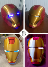 Iron Man Helmet – 3D Baskı Dekoratif & Cosplay Kask | Marvel Esinli Koleksiyon Ürünü