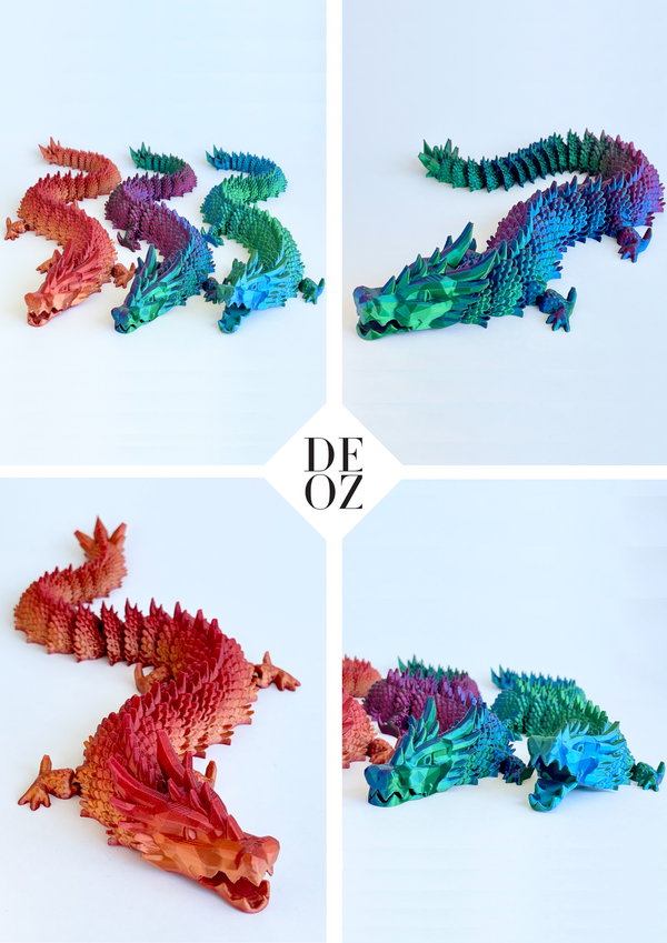 Articulated Toothblade Dragon - Eklemleri Oynayan Koleksiyonluk Ejderha Figür