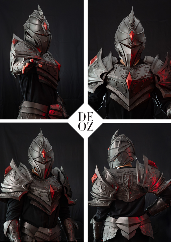 Crimson Shadow – Kara Şövalye Zırh Seti (MW Heroes Serisi)