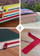 Fermarkaç – 3D Baskı Fermuar Tasarımlı Kitap Ayracı (3’lü Set)