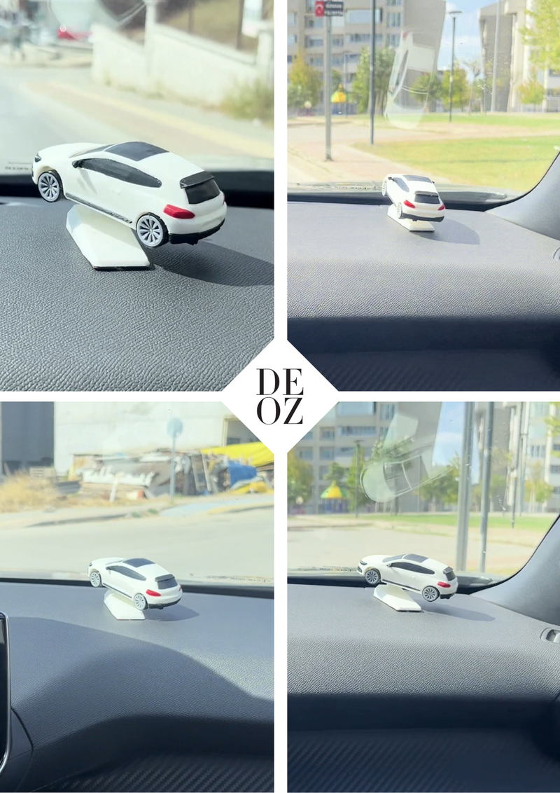 Virajlarda Dönerek Hareket Eden Araba Figürü – Özel marka, model ve renk üretimi yapılabilir