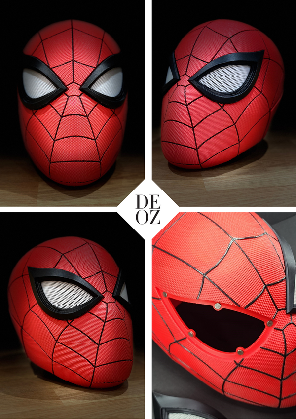 Spider Man Örümcek Adam Dokulu Kask – Cosplay & Koleksiyon Ürünü